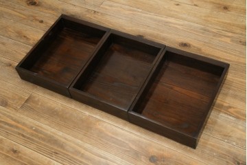 中古　広島県　博永家具　高級感漂う和モダンデザインが魅力の囲炉裏ダイニングセット　定価約134万円　(R-064836)