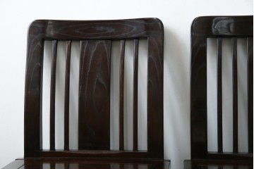 中古　広島県　博永家具　高級感漂う和モダンデザインが魅力の囲炉裏ダイニングセット　定価約134万円　(R-064836)