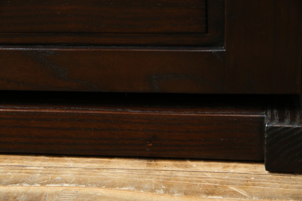 中古　広島県　博永家具　高級感漂う和モダンデザインが魅力の囲炉裏ダイニングセット　定価約134万円　(R-064836)