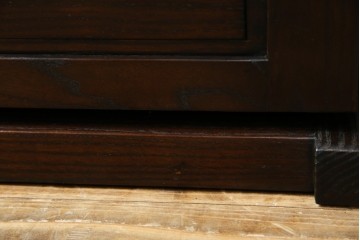 中古　広島県　博永家具　高級感漂う和モダンデザインが魅力の囲炉裏ダイニングセット　定価約134万円　(R-064836)