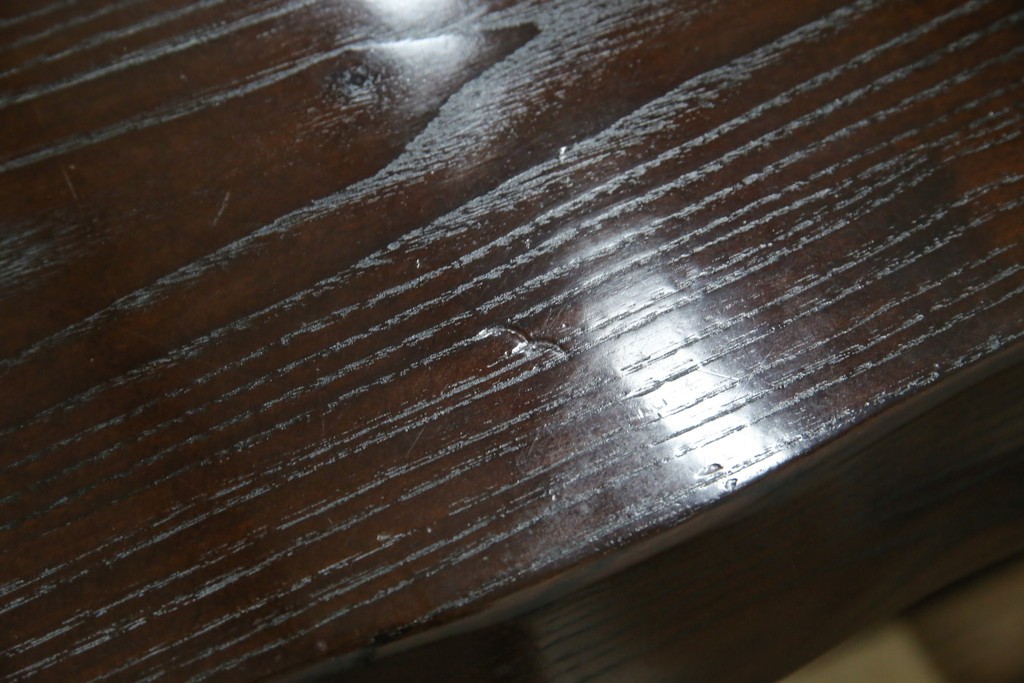 中古　広島県　博永家具　高級感漂う和モダンデザインが魅力の囲炉裏ダイニングセット　定価約134万円　(R-064836)