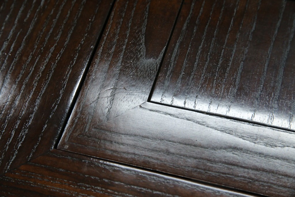 中古　広島県　博永家具　高級感漂う和モダンデザインが魅力の囲炉裏ダイニングセット　定価約134万円　(R-064836)