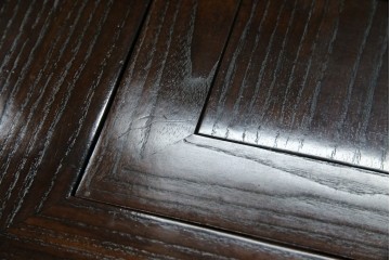 中古　広島県　博永家具　高級感漂う和モダンデザインが魅力の囲炉裏ダイニングセット　定価約134万円　(R-064836)