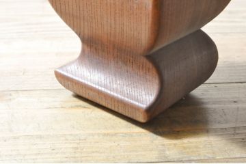 和製アンティーク　上手物!!　総欅(ケヤキ)材　重厚な天板一枚板が魅力の座卓(ローテーブル、センターテーブル)(R-064845)