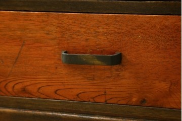 和製アンティーク　昭和初期　モダンデザインが目を惹く本箱　(R-064847)