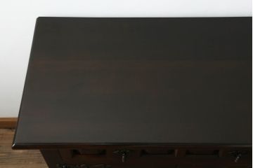 中古　美品　松本民芸家具　希少!　コレクションにもおすすめなS.P型サイドボード(収納棚、戸棚、サイドキャビネット、SP型)(R-064879)
