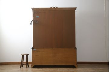 中古　美品　DREXEL HERITAGE(ドレクセルヘリテイジ)　高級感漂う上品なデザインのキャビネット(チャイナキャビネット、収納棚、戸棚、飾り棚、陳列棚、食器棚、カップボード)(R-064882)