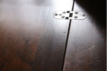 中古　北海道民芸家具　シンプルなデザインが魅力のライティングビューロー(ワークデスク、簿記机、在宅ワーク、在宅用、引き出し)(R-064884)