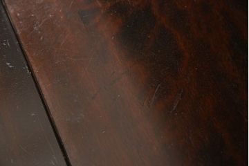 中古　北海道民芸家具　シンプルなデザインが魅力のライティングビューロー(ワークデスク、簿記机、在宅ワーク、在宅用、引き出し)(R-064884)