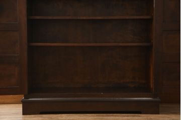 中古　美品　松本民芸家具　特注品　落ち着いた佇まいが魅力的なキャビネット(収納棚、戸棚、食器棚、本棚、本箱、ブックケース)(R-064888)