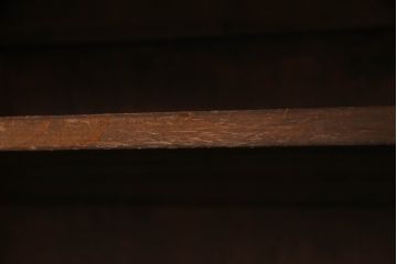 中古　美品　松本民芸家具　特注品　落ち着いた佇まいが魅力的なキャビネット(収納棚、戸棚、食器棚、本棚、本箱、ブックケース)(R-064888)