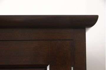 中古　美品　松本民芸家具　特注品　落ち着いた佇まいが魅力的なキャビネット(収納棚、戸棚、食器棚、本棚、本箱、ブックケース)(R-064888)