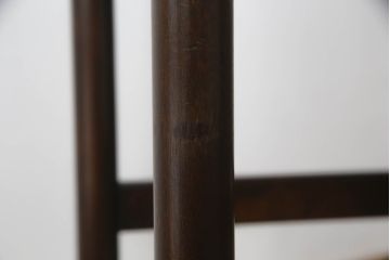 中古　松本民芸家具　上品な色合いが魅力!!シックな雰囲気漂うB型ワゴン(キャスターワゴン、サイドワゴン、キッチンワゴン、花台)(R-064890)