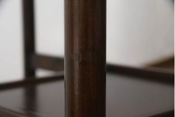 中古　松本民芸家具　上品な色合いが魅力!!シックな雰囲気漂うB型ワゴン(キャスターワゴン、サイドワゴン、キッチンワゴン、花台)(R-064890)