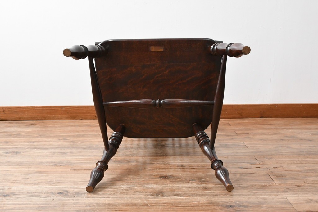 和製ビンテージ　松本民芸家具　#44A型　シックな色合いとクラシカルな佇まいが魅力のウィンザーチェア　定価約20万円　(R-064893)