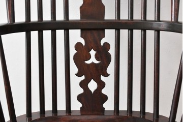 和製ビンテージ　松本民芸家具　#44A型　シックな色合いとクラシカルな佇まいが魅力のウィンザーチェア　定価約20万円　(R-064893)