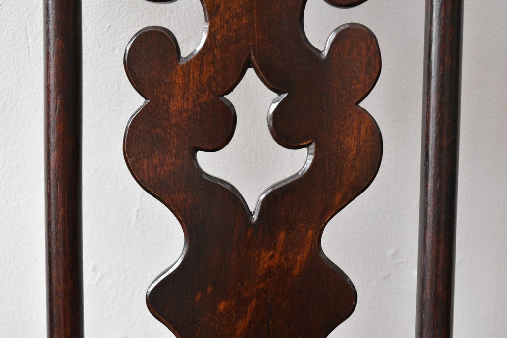 和製ビンテージ　松本民芸家具　#44A型　シックな色合いとクラシカルな佇まいが魅力のウィンザーチェア　定価約20万円　(R-064893)