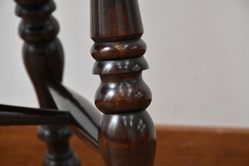 和製ビンテージ　松本民芸家具　#44A型　シックな色合いとクラシカルな佇まいが魅力のウィンザーチェア　定価約20万円　(R-064893)