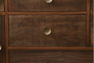 中古　美品　ビーナ(bina)　RILE DRESSER　古材を活かした世界に1つしかないライリードレッサー(サイドボード、サイドチェスト、キャビネット)(定価約24万円)(R-064895)