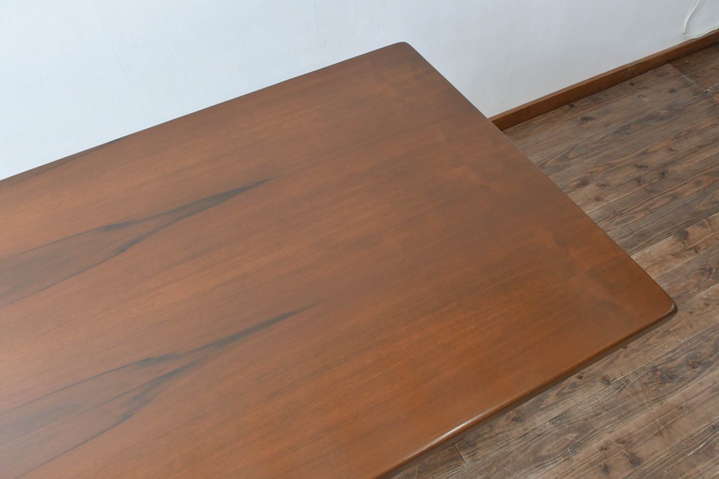中古　バロッサバレンティ(VARO,S.A. VALENTI)　しっかりとした脚のつくりが魅力的なダイニングテーブル　定価約100万円　(R-064896)