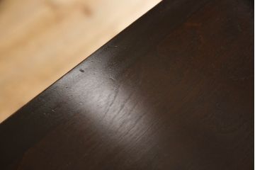 中古　北海道民芸家具　OM175　シックなデザインの下駄箱(シューズラック、靴箱、玄関収納、サイドボード、戸棚)(R-064897)