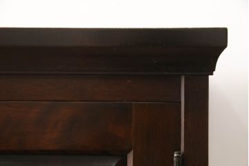 中古　北海道民芸家具　OM175　シックなデザインの下駄箱(シューズラック、靴箱、玄関収納、サイドボード、戸棚)(R-064897)