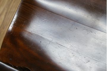 和製ビンテージ　ビーチ材　柏木工　凝った装飾が魅力的なウィンザーチェア2脚セット(ウインザーチェア、アームチェア、かしわ木工、KASHIWA、スピンドルバック、椅子、ヴィンテージ、バラ売り可能)(R-064899)