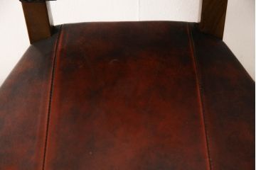 中古　バロッサバレンティ(VARO,S.A. VALENTI)　優美なシルエットが目を引くカクトワール・チェア(椅子、ダイニングチェア、アームチェア)(定価約20万円)(R-064903)