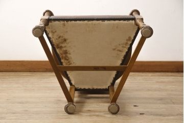 中古　バロッサバレンティ(VARO,S.A. VALENTI)　優美なシルエットが目を引くカクトワール・チェア(椅子、ダイニングチェア、アームチェア)(定価約20万円)(R-064903)