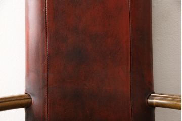 中古　バロッサバレンティ(VARO,S.A. VALENTI)　優美なシルエットが目を引くカクトワール・チェア(椅子、ダイニングチェア、アームチェア)(定価約20万円)(R-064904)