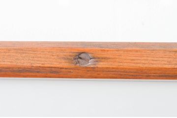 アンティーク建具　レトロな空間づくりにおすすめの横桟ガラス戸2枚セット(引き戸)(R-064918)