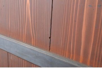 アンティーク建具　上質な和の趣き溢れる帯戸3枚セット(板戸、引き戸)(R-064929)