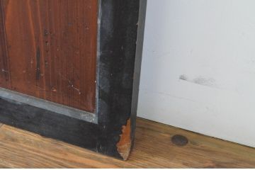 アンティーク建具　上質な和の趣き溢れる帯戸3枚セット(板戸、引き戸)(R-064929)