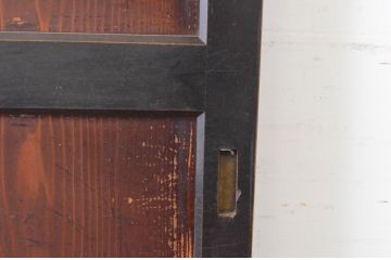 アンティーク建具　上質な和の趣き溢れる帯戸1枚(板戸、引き戸)(R-064930)