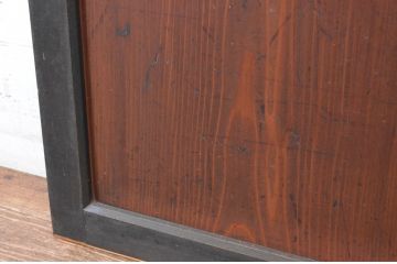 アンティーク建具　上質な和の趣き溢れる帯戸1枚(板戸、引き戸)(R-064930)