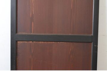 アンティーク建具　上質な和の趣き溢れる帯戸1枚(板戸、引き戸)(R-064930)
