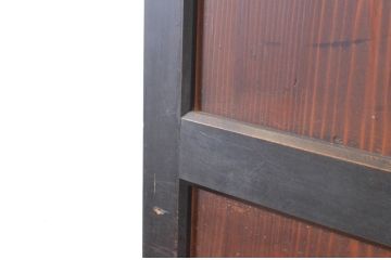 アンティーク建具　和の情緒溢れる帯戸1枚(引き戸、板戸)(R-064933)