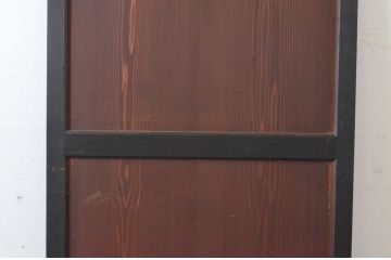 アンティーク建具　和の情緒溢れる帯戸1枚(引き戸、板戸)(R-064933)