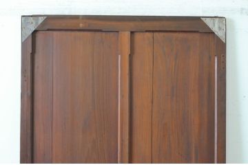 アンティーク建具　古い洋館の素朴な引き戸1枚(板戸)(R-064940)