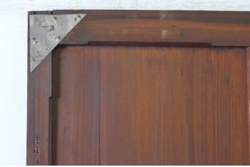 アンティーク建具　古い洋館の素朴な引き戸1枚(板戸)(R-064940)