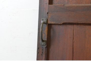 アンティーク建具　古い洋館の素朴な引き戸1枚(板戸)(R-064940)