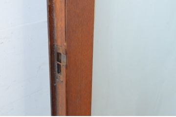 アンティーク建具　シンプルで取り入れやすい大判ガラスのドア1枚(扉、木製ドア、ガラス戸)(R-064942)