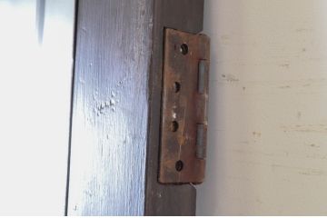 イギリスアンティーク　重厚な雰囲気と可愛らしさを兼ね備えたステンドグラスドア1枚(扉、建具、英国)(R-064945)