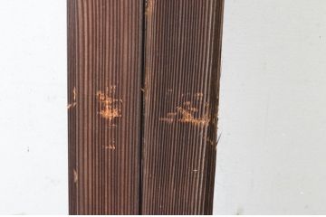 アンティーク建具　大正ロマンな雰囲気香るガラス窓3枚セット(引き戸、ガラス戸)(R-064973)