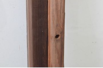 アンティーク建具　大正ロマンな雰囲気香るガラス窓3枚セット(引き戸、ガラス戸)(R-064973)
