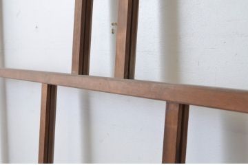 アンティーク建具　大正ロマン　ノスタルジックな雰囲気が漂う幅広引き戸2枚セット(ガラス戸)(R-064974)