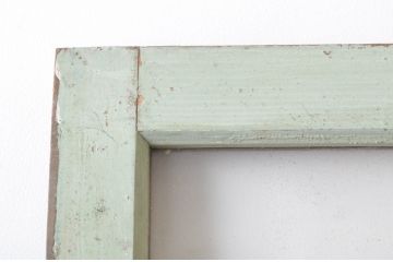 アンティーク建具　ペイント仕上げ限定　古い洋館で使われていた両開き窓と回転窓のセット(突き出し窓、ガラス扉、明かり取り、明り取り)(R-064975)