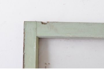 アンティーク建具　ペイント仕上げ限定　古い洋館で使われていた両開き窓と回転窓のセット(突き出し窓、ガラス扉、明かり取り、明り取り)(R-064976)