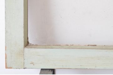 アンティーク建具　ペイント仕上げ限定　古い洋館で使われていた両開き窓と回転窓のセット(突き出し窓、ガラス扉、明かり取り、明り取り)(R-064978)