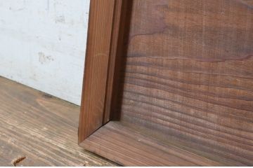 アンティーク建具　かわいい鳥のデザインが魅力!!和の風情が感じられる透かし彫り欄間2枚セット(明かり取り、明り取り)(R-064980)